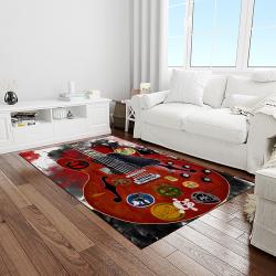 eddie van halen singer rectangle area rug for living room home room decor gift for friends and family light room evh25