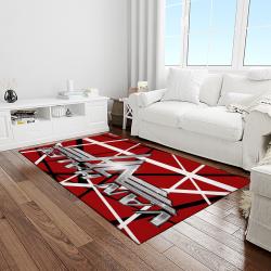 eddie van halen singer rectangle area rug for living room home room decor gift for friends and family light room evh33