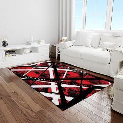 eddie van halen singer rectangle area rug for living room home room decor gift for friends and family light room evh36