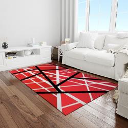 eddie van halen singer rectangle area rug for living room home room decor gift for friends and family light room evh41