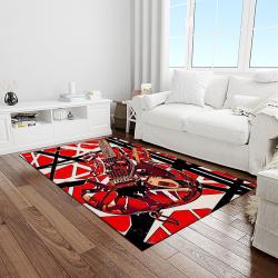 eddie van halen singer rectangle area rug for living room home room decor gift for friends and family light room evh43