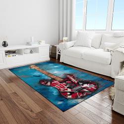 eddie van halen singer rectangle area rug for living room home room decor gift for friends and family light room evh6