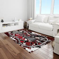 eddie van halen singer rectangle area rug for living room home room decor gift for friends and family light room evh9
