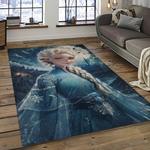 elsa disney cartoon carpet rectangle area rug for living room home room decor gift for friends dark room ela37