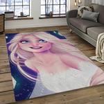 elsa disney cartoon carpet rectangle area rug for living room home room decor gift for friends dark room ela39