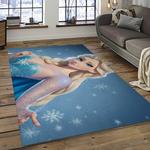 elsa disney cartoon carpet rectangle area rug for living room home room decor gift for friends dark room ela41