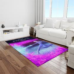 elsa disney cartoon carpet rectangle area rug for living room home room decor gift for friends light room ela1