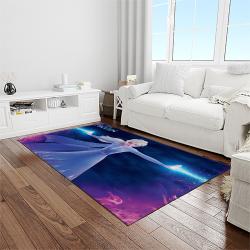 elsa disney cartoon carpet rectangle area rug for living room home room decor gift for friends light room ela18