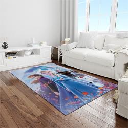elsa disney cartoon carpet rectangle area rug for living room home room decor gift for friends light room ela20