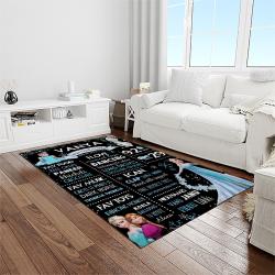 elsa disney cartoon carpet rectangle area rug for living room home room decor gift for friends light room ela21