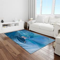 elsa disney cartoon carpet rectangle area rug for living room home room decor gift for friends light room ela36