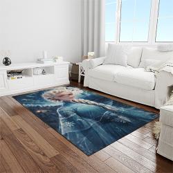 elsa disney cartoon carpet rectangle area rug for living room home room decor gift for friends light room ela37