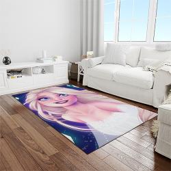elsa disney cartoon carpet rectangle area rug for living room home room decor gift for friends light room ela39