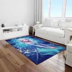 elsa disney cartoon carpet rectangle area rug for living room home room decor gift for friends light room ela40