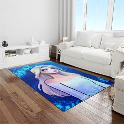 elsa disney cartoon carpet rectangle area rug for living room home room decor gift for friends light room ela43