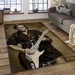 eric clapton guitarist rectangle area rug for living room home room decor gift for friends and family dark room ecp8