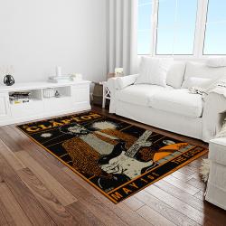 eric clapton guitarist rectangle area rug for living room home room decor gift for friends and family light room ecp14