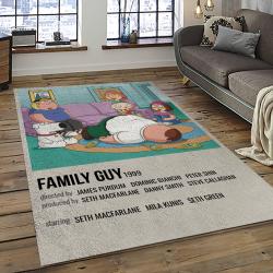 Family Guy Cartoon Carpet Rectangle Area Rug For Living Room Home Room Decor Gift For Friends FMG22