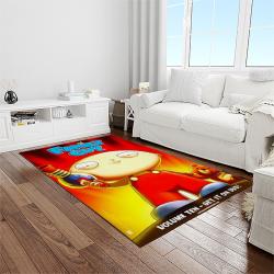 family guy cartoon carpet rectangle area rug for living room home room decor gift for friends light room fmg15