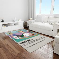 family guy cartoon carpet rectangle area rug for living room home room decor gift for friends light room fmg22