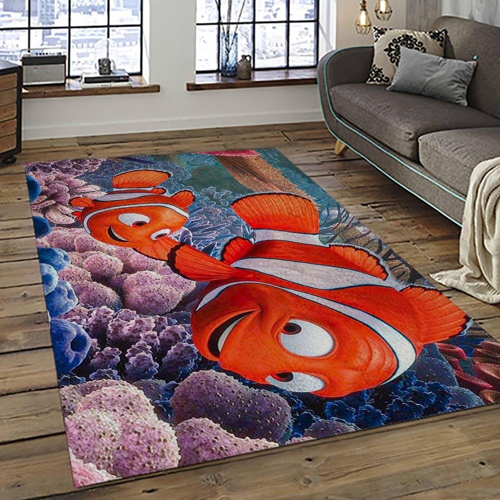 Finding Nemo Disney Cartoon Carpet Rectangle Area Rug For Living Room Home Room Decor Gift For Friends FDN30 finding nemo disney cartoon carpet rectangle area rug for living room home room decor gift for friends dark room fdn30