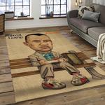 forest gump movie carpet rectangle area rug for living room home room decor gift for friends dark room fg15