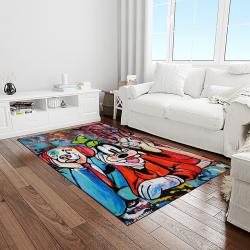 goofy disney cartoon carpet rectangle area rug for living room home room decor gift for friends light room gofy22