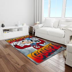 goofy disney cartoon carpet rectangle area rug for living room home room decor gift for friends light room gofy35