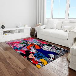goofy disney cartoon carpet rectangle area rug for living room home room decor gift for friends light room gofy37