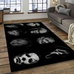 Jason Voorhees Horror Movie Character Rectangle Area Rug For Living Room Home Room Decor Gift For Friends And Family JVE16