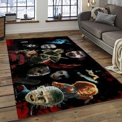 Jason Voorhees Horror Movie Character Rectangle Area Rug For Living Room Home Room Decor Gift For Friends And Family JVE31