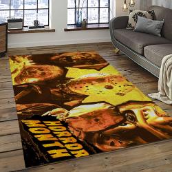 Jason Voorhees Horror Movie Character Rectangle Area Rug For Living Room Home Room Decor Gift For Friends And Family JVE36