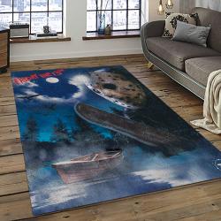 Jason Voorhees Horror Movie Character Rectangle Area Rug For Living Room Home Room Decor Gift For Friends And Family JVE44