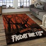 jason voorhees horror movie character rectangle area rug for living room home room decor gift for friends and family dark room jve62