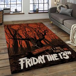 Jason Voorhees Horror Movie Character Rectangle Area Rug For Living Room Home Room Decor Gift For Friends And Family JVE62
