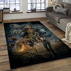 Jason Voorhees Horror Movie Character Rectangle Area Rug For Living Room Home Room Decor Gift For Friends And Family JVE76