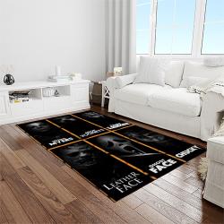 jason voorhees horror movie character rectangle area rug for living room home room decor gift for friends and family light room jve14