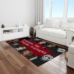 jason voorhees horror movie character rectangle area rug for living room home room decor gift for friends and family light room jve26