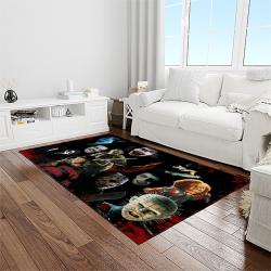 jason voorhees horror movie character rectangle area rug for living room home room decor gift for friends and family light room jve31