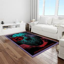 jason voorhees horror movie character rectangle area rug for living room home room decor gift for friends and family light room jve35