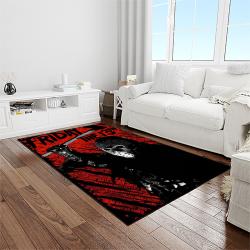jason voorhees horror movie character rectangle area rug for living room home room decor gift for friends and family light room jve43