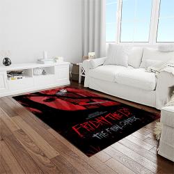 jason voorhees horror movie character rectangle area rug for living room home room decor gift for friends and family light room jve50