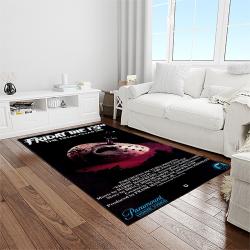 jason voorhees horror movie character rectangle area rug for living room home room decor gift for friends and family light room jve53