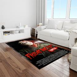 jason voorhees horror movie character rectangle area rug for living room home room decor gift for friends and family light room jve63