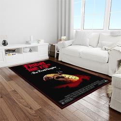 jason voorhees horror movie character rectangle area rug for living room home room decor gift for friends and family light room jve80