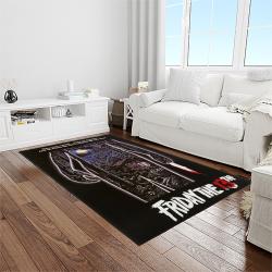 jason voorhees horror movie character rectangle area rug for living room home room decor gift for friends and family light room jve83