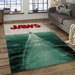 jaws movie rectangle area rug for living room home room decor gift for friends and family dark room jaw11