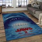 jaws movie rectangle area rug for living room home room decor gift for friends and family dark room jaw17
