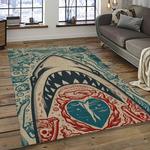 jaws movie rectangle area rug for living room home room decor gift for friends and family dark room jaw18