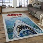 jaws movie rectangle area rug for living room home room decor gift for friends and family dark room jaw28